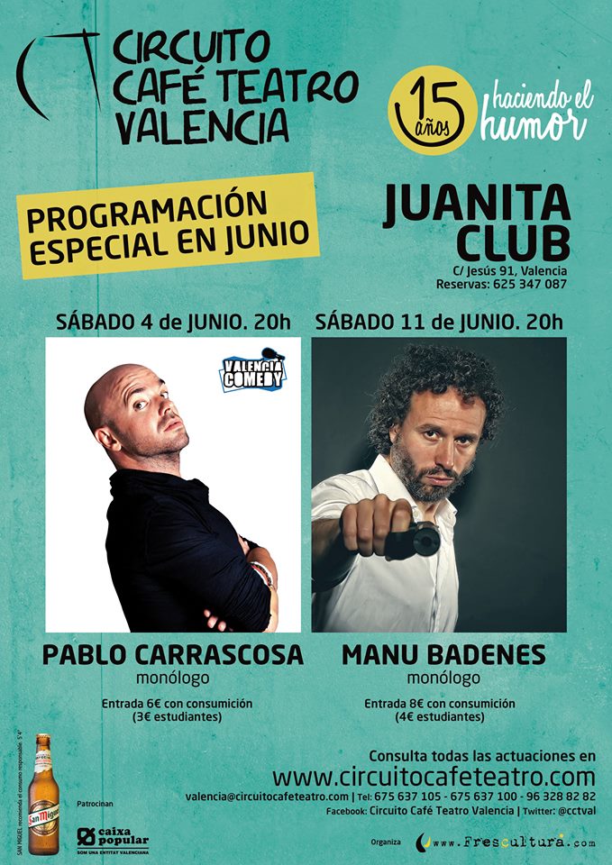 Juanita Club: monólogo Manu Badenes