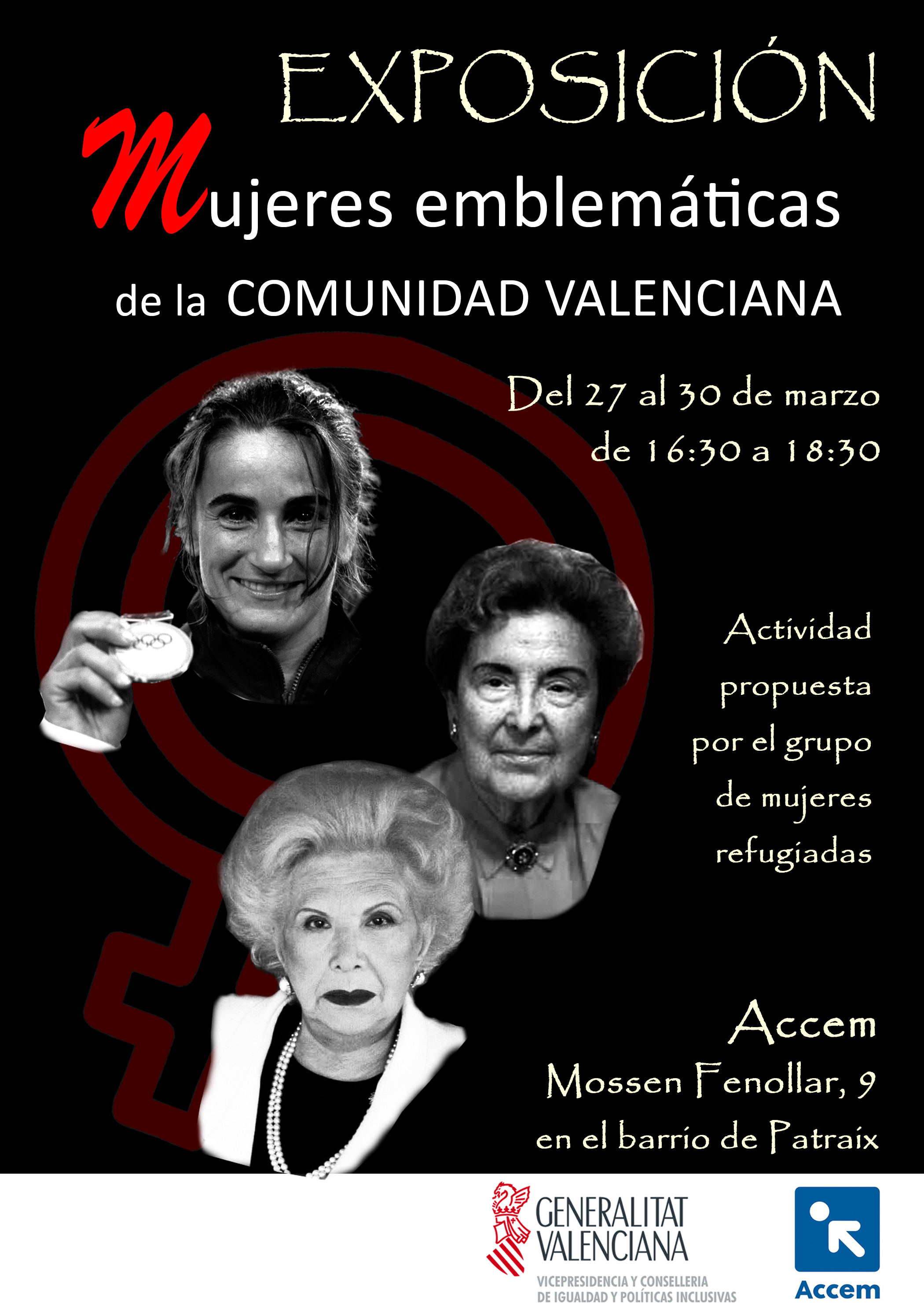 Accem: Exposición Mujeres Emblemáticas de la CV