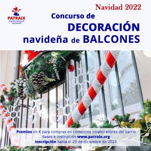 Concurso balcones Navidad Patraix 2022